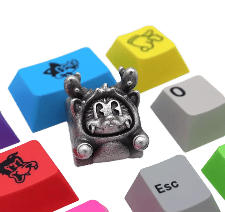 Namong Rudory Rubrehose 925 Silver artisan keycap