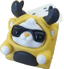 Namong Rudory Serika R2 w/ sunglasses artisan keycap