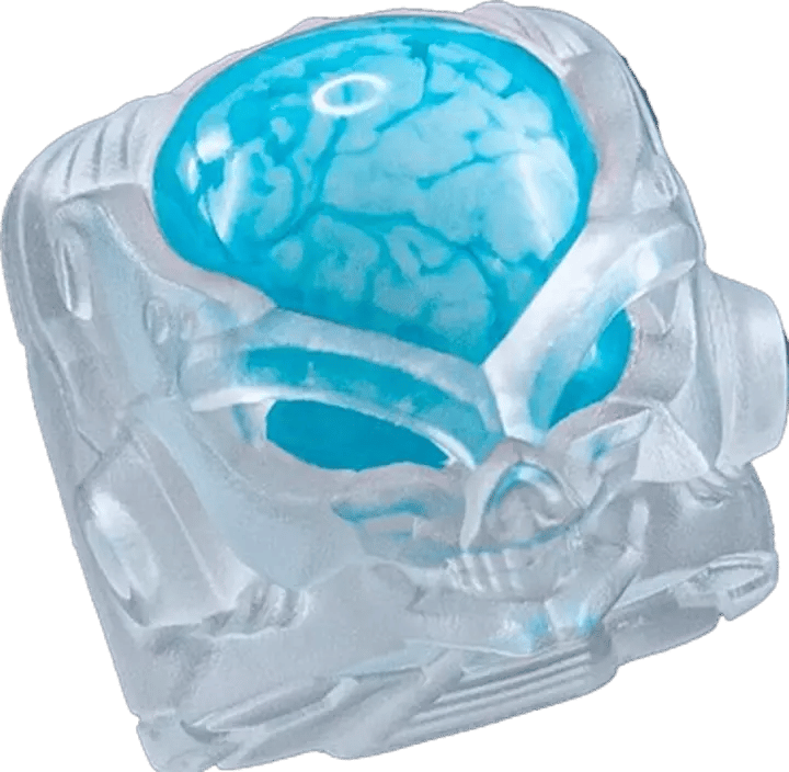 ProjectKey Star Skull Moonstone artisan keycap