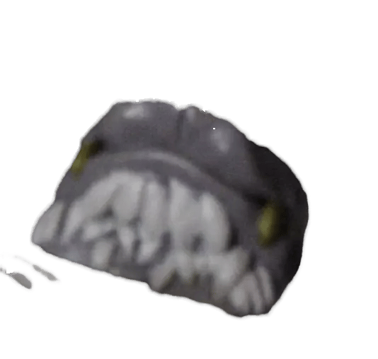 Rubrehose Big Bad Wolf (BBW) DMG CTRL (1/1 Gold Tooth Purple Nose Variant) artisan keycap