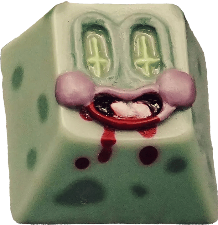 Rubrehose Lucette Brain Food artisan keycap