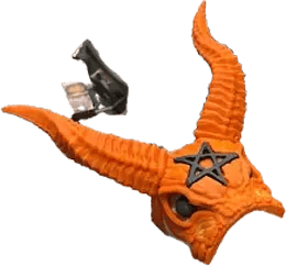 Sandun Baphomet Carbon Orange artisan keycap