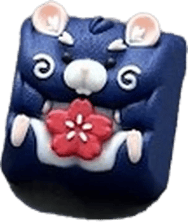 Sandun Jammy Kitsune artisan keycap