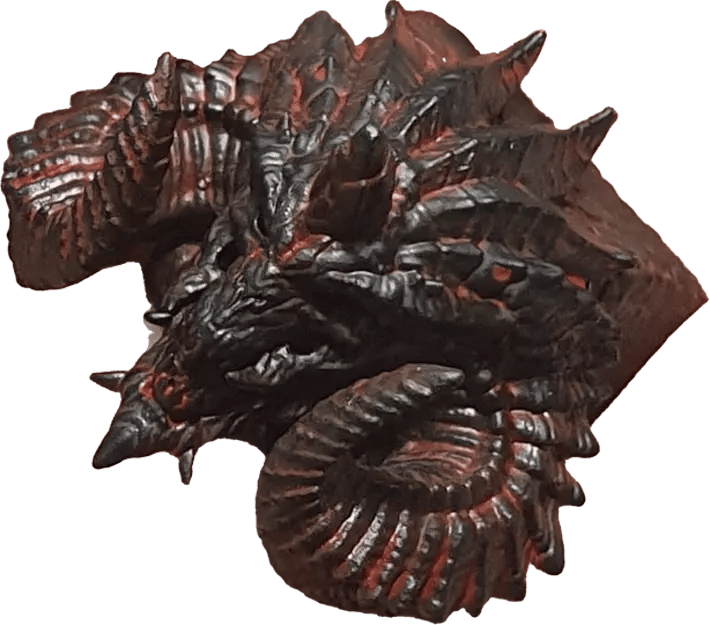 Sandun Lord Of Terror Black Red Wash artisan keycap