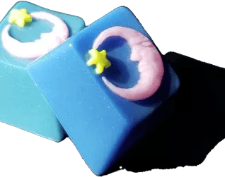 SodieCaps Crescent Cap Radical Summer artisan keycap