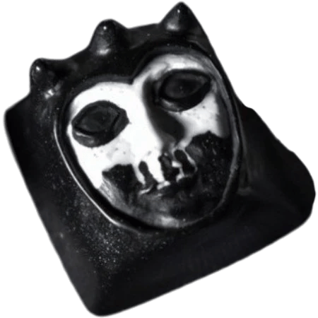 SodieCaps Pilgrim Bone Mask artisan keycap