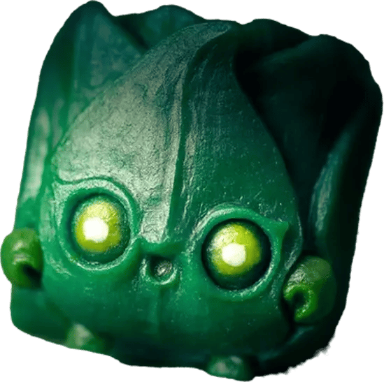Zorbcaps Flora Deep Sea artisan keycap
