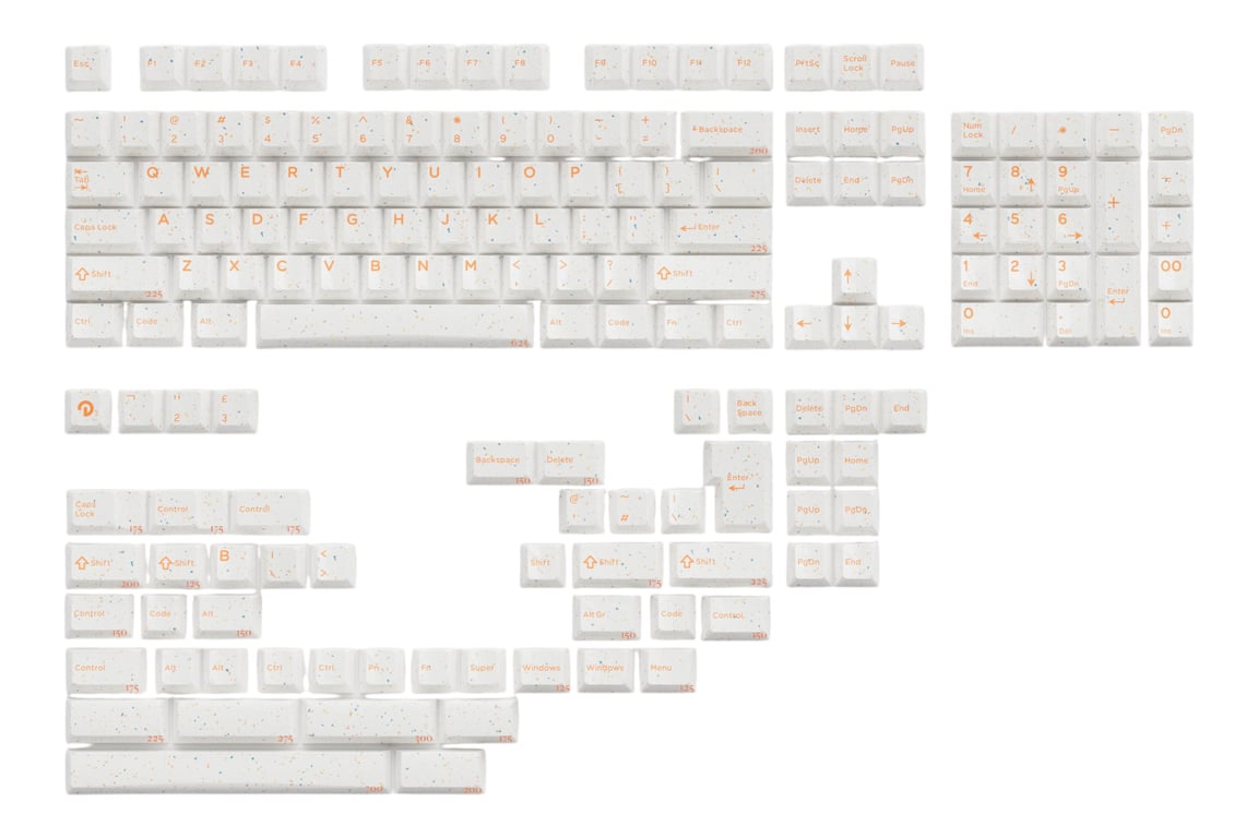 Domikey DMK Terrazzo keycap set
