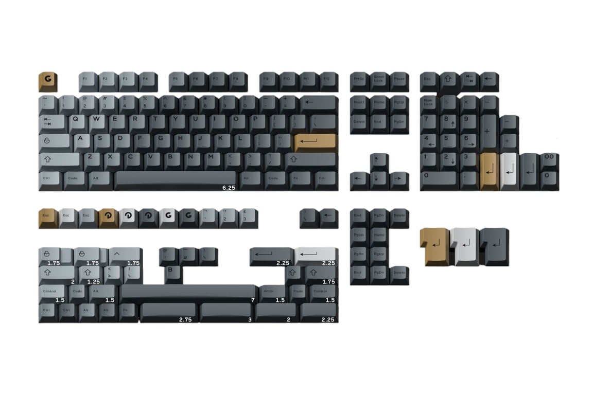Domikey Fading keycap set