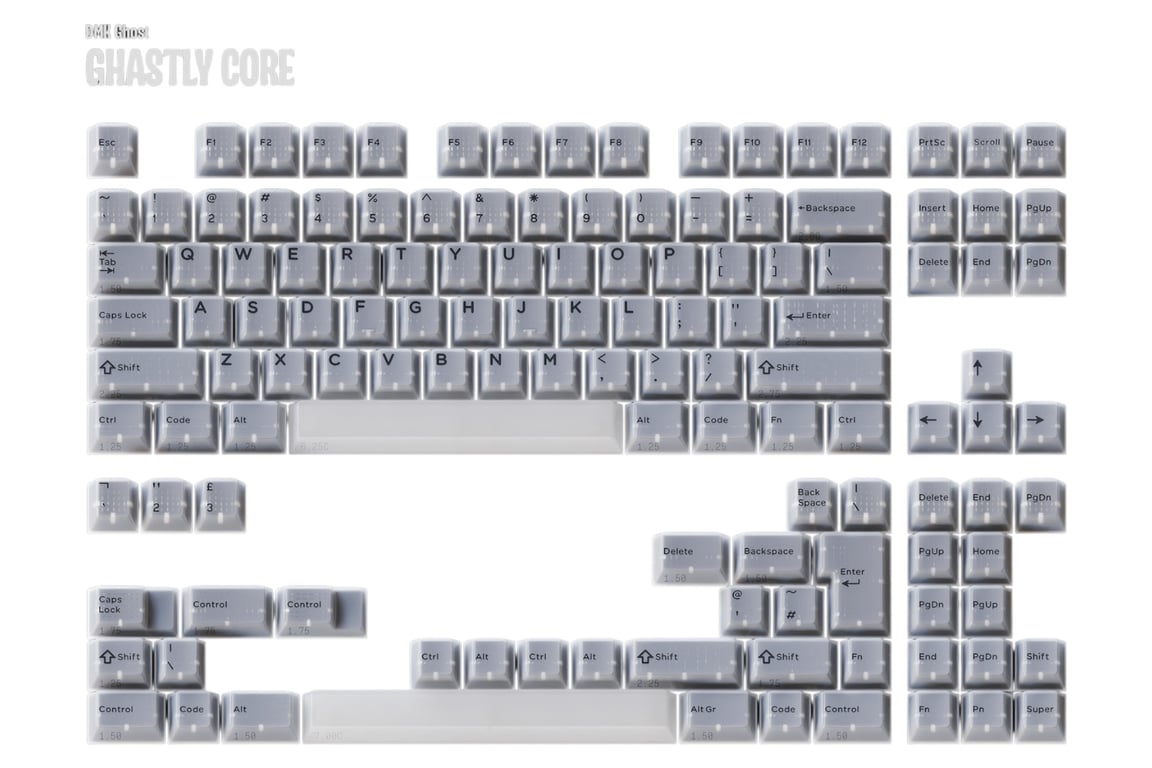 Domikey Ghost keycap set