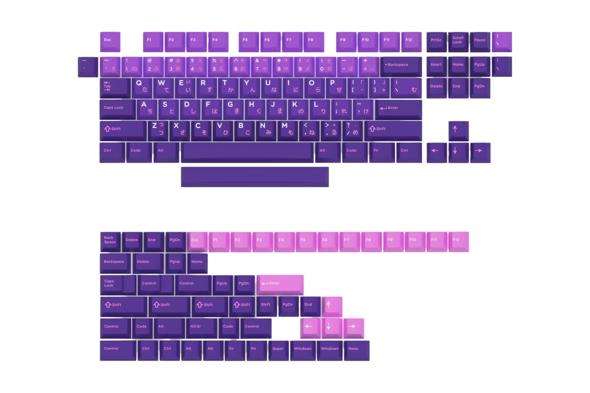 Domikey Inazuma keycap set