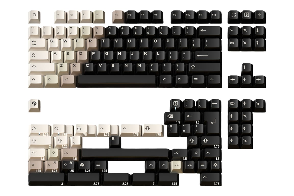 Domikey Relic Inverted keycap set