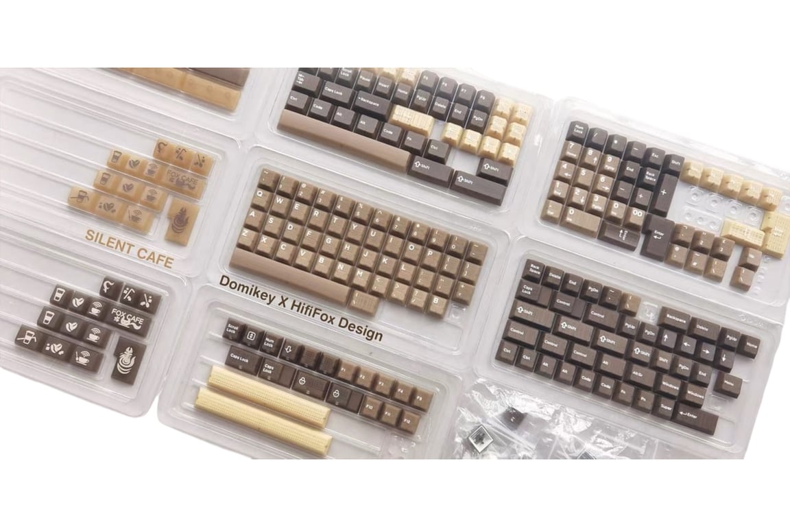 Domikey Silent Coffee keycap set