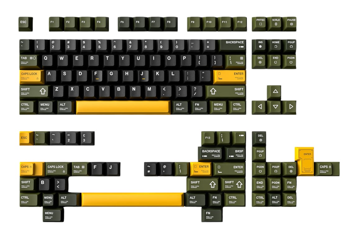 ePBT Warrior MK III keycap set