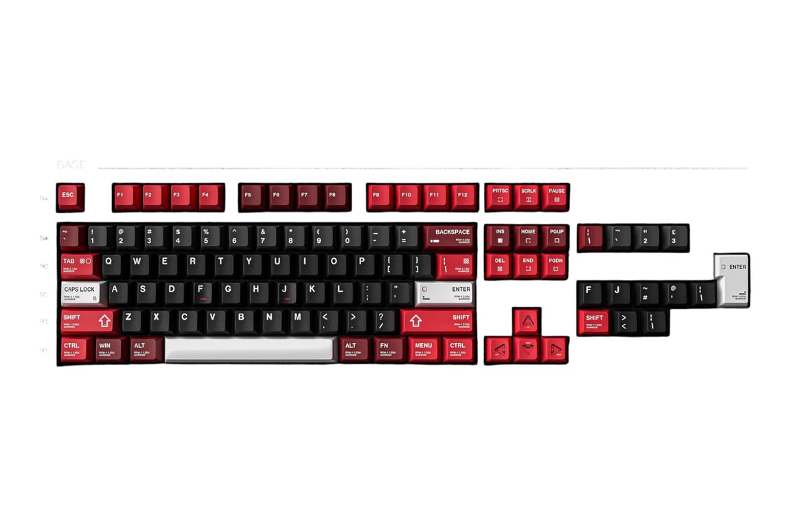 ePBT Warrior MKⅡ R2 keycap set