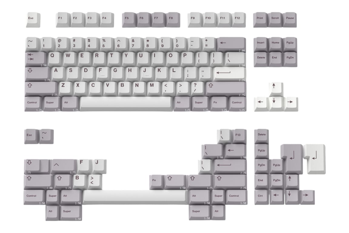 ePBT Winter Breath keycap set