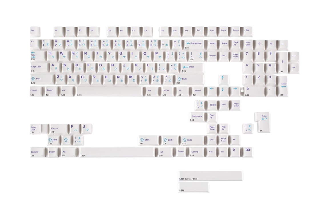 Infinikey PBT PBoW keycap set