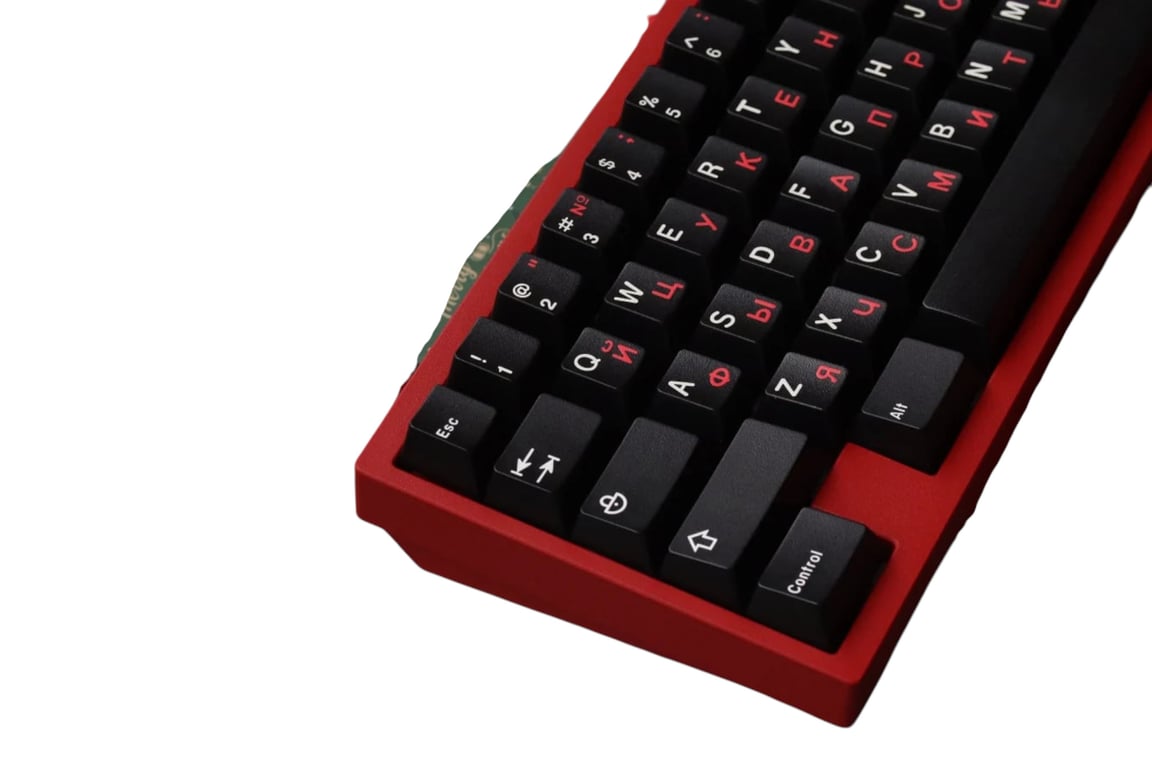 JTK Black/Red Cola Kit keycap set
