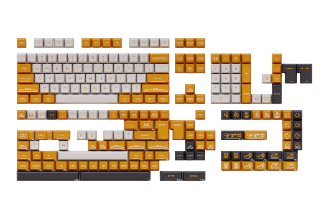 JTK HSA Bee Keeping keycap set