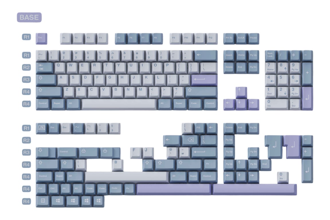 JTK Illusion keycap set