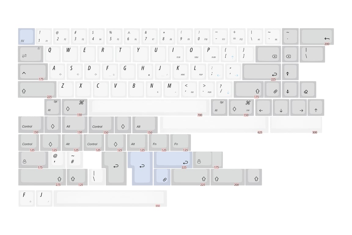 KBDfans NP keycap set