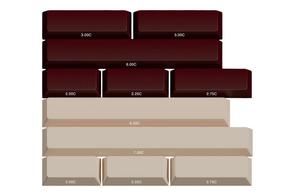 KBDfans PBTfans Count Dracula keycap set