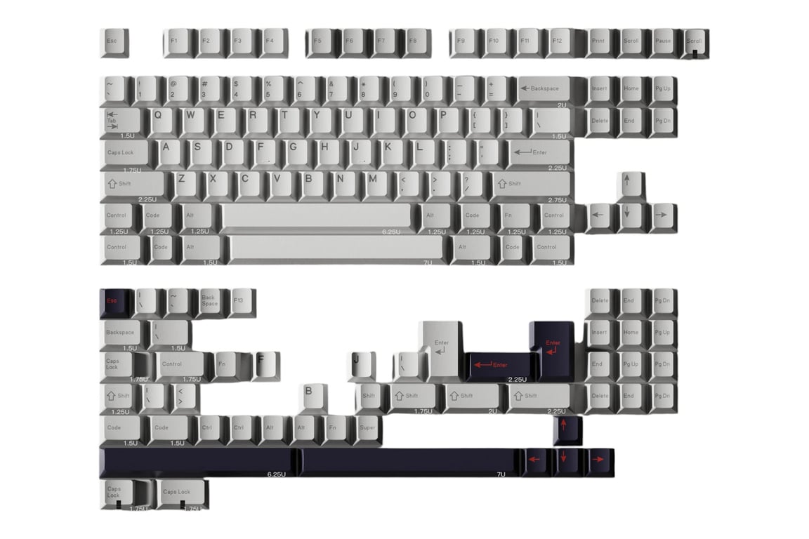 KBDfans PBTfans Lucy keycap set