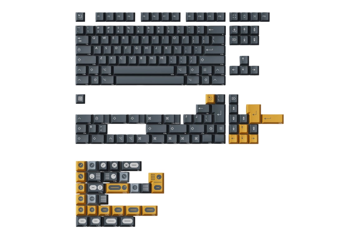 KBDfans PBTfans Twist R2 keycap set