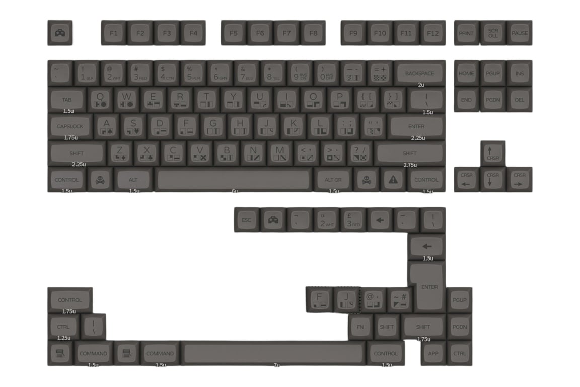 KBDfans PBT EC HIPRO COMMANDER keycap set