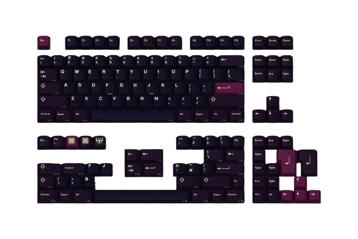 Keykobo Key kobo Helleborus keycap set