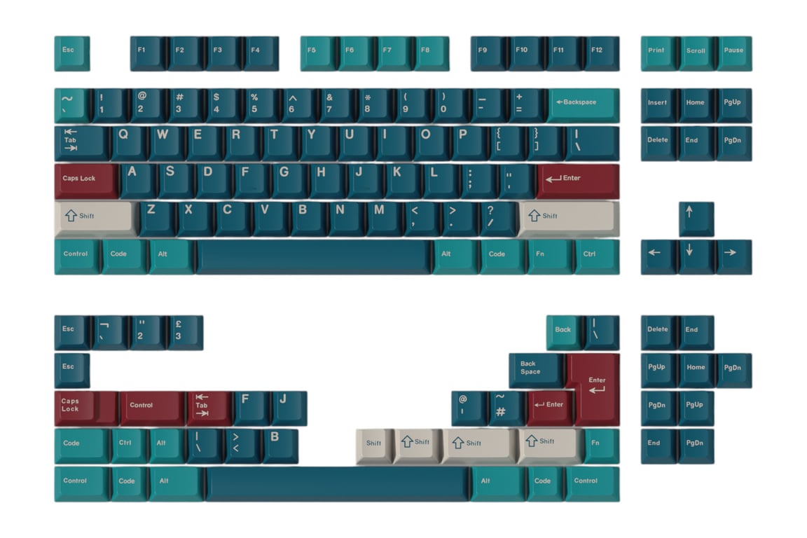 Keykobo Key Kobo Lake Motosu keycap set
