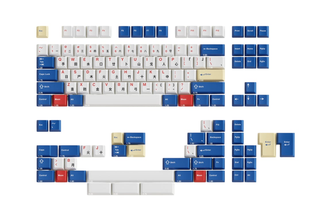 Keykobo Key Kobo Moon Rabbit keycap set