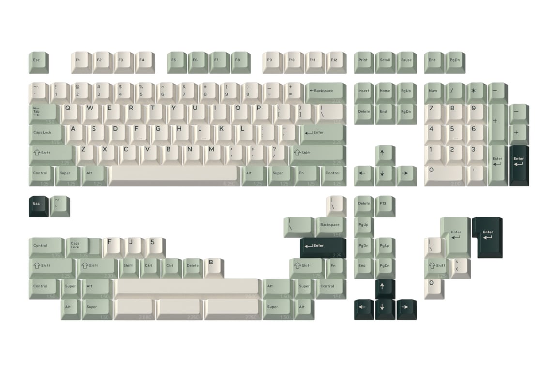 Drop DCX Jasmine keycap set