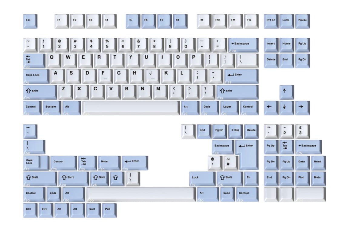 Drop MiTo DCP Pegaso keycap set