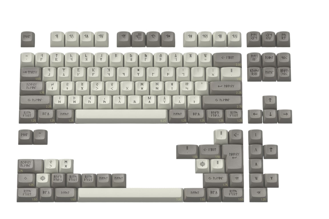 Drop MT3 THE LORD OF THE RINGS DWARVISH keycap set