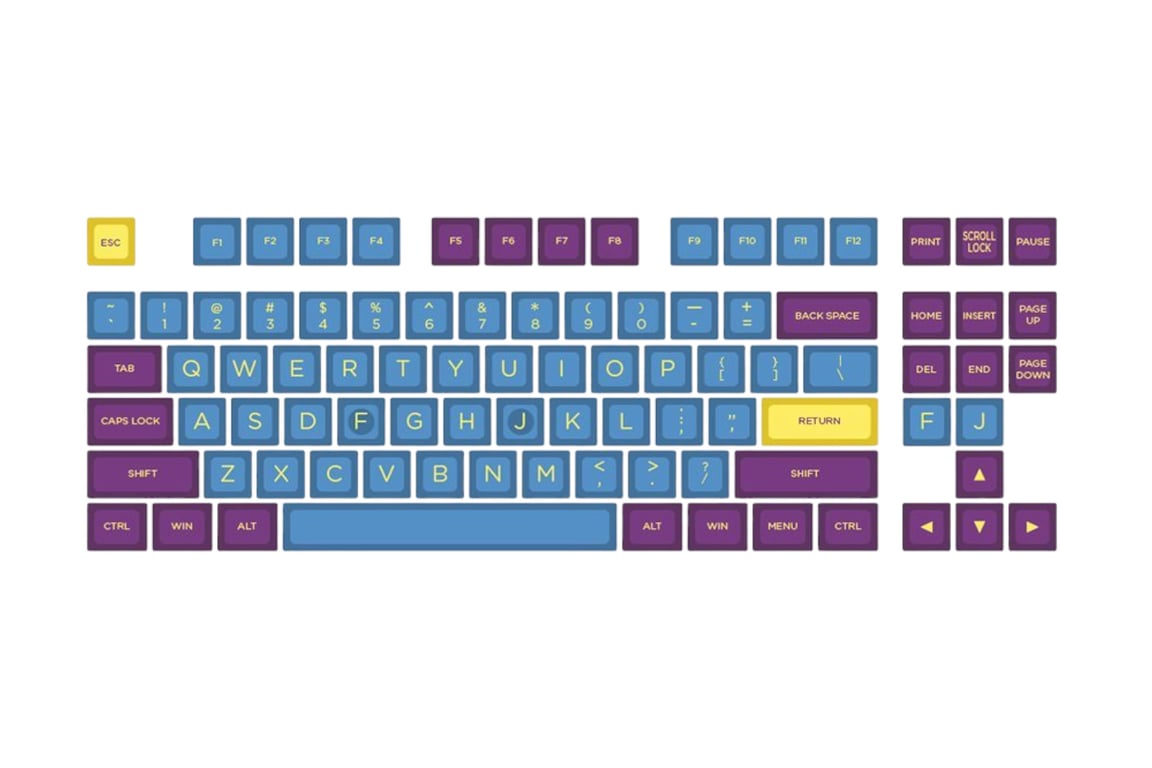 MaxKey 2600 keycap set