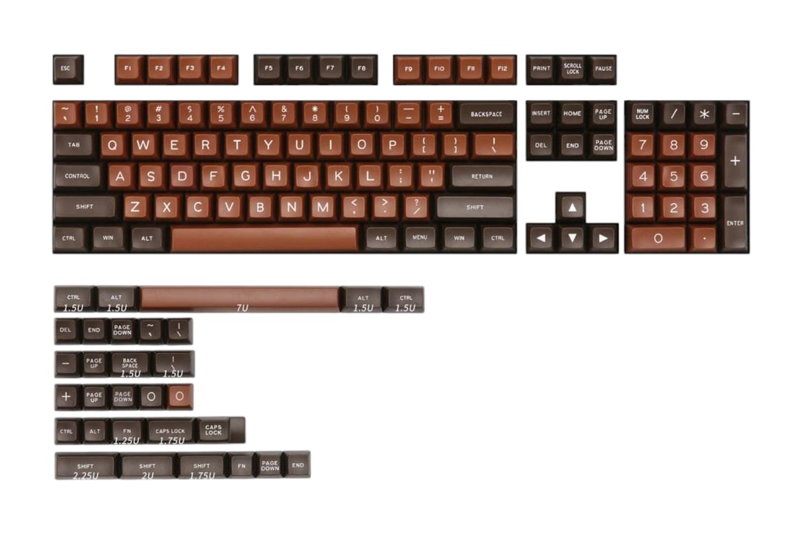 MaxKey CHOCOLATE keycap set