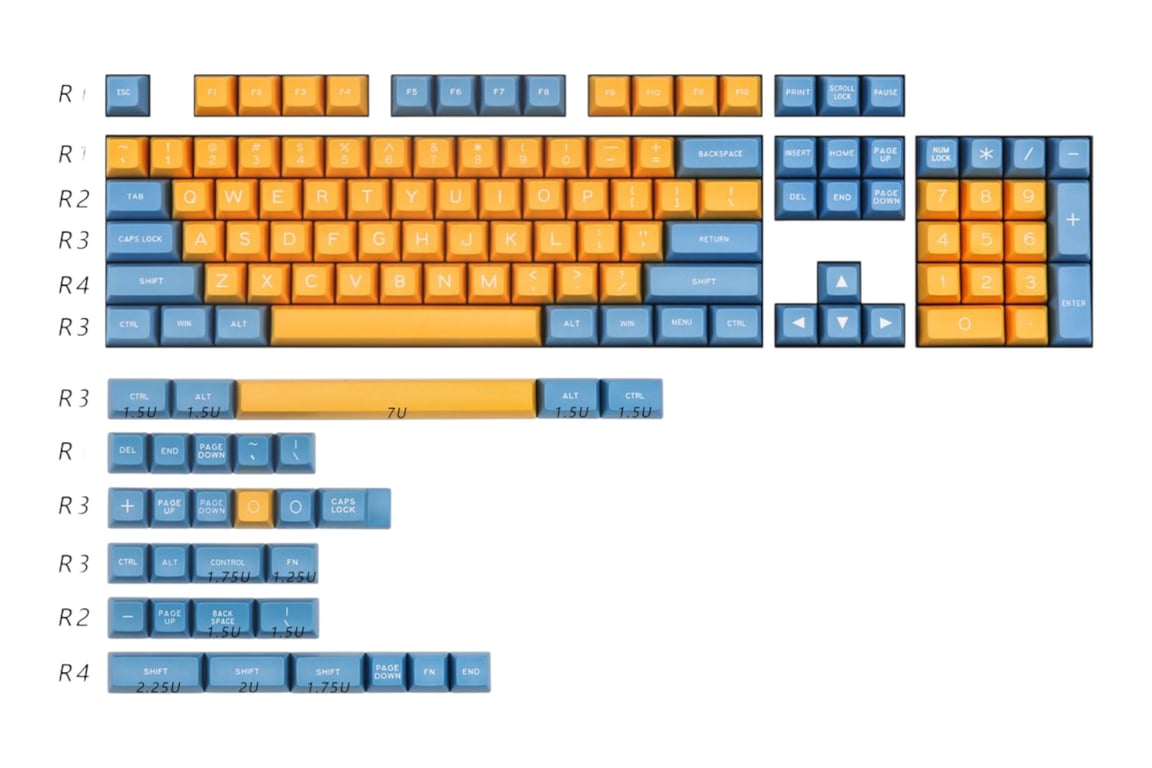 MaxKey KA keycap set
