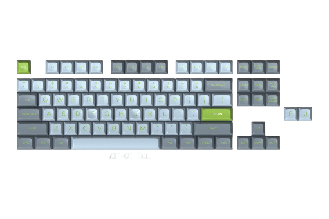 MaxKey Lime keycap set