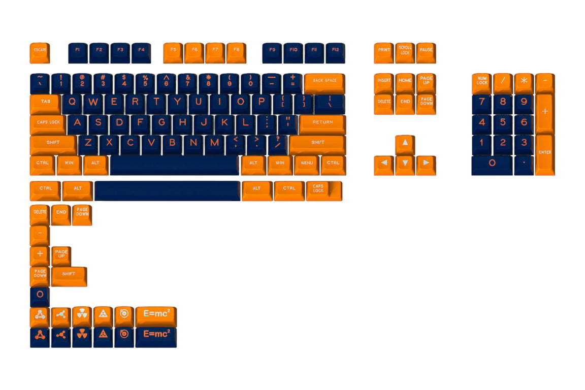 MaxKey Nuclear keycap set