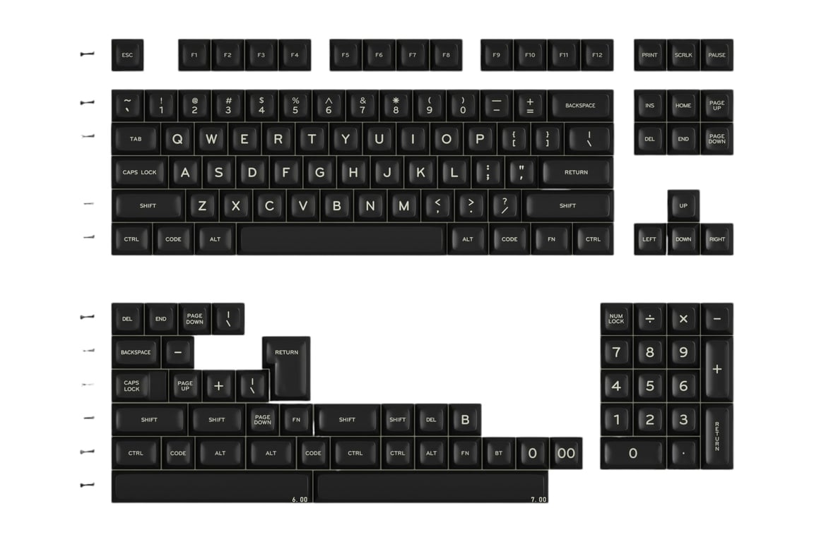 MelGeek MG Mortal keycap set