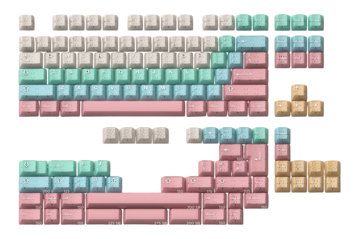 Milkyway Unmanned Paradise keycap set