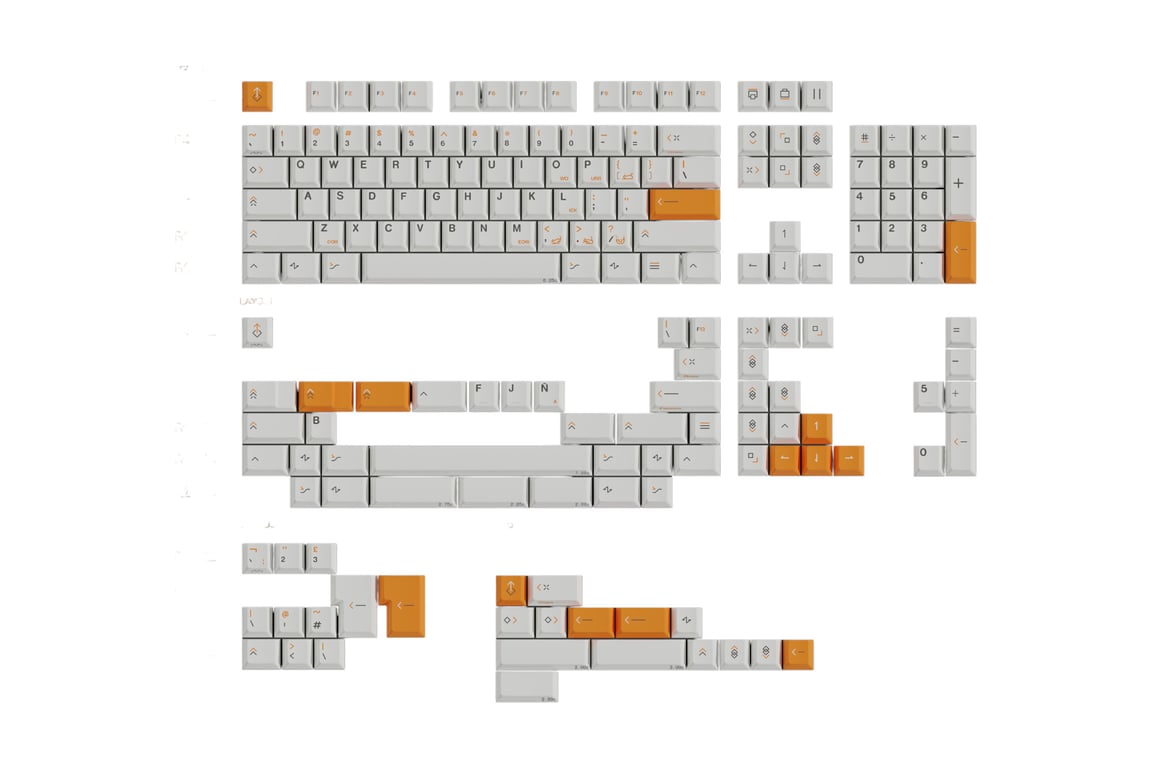 Milkyway Calico keycap set