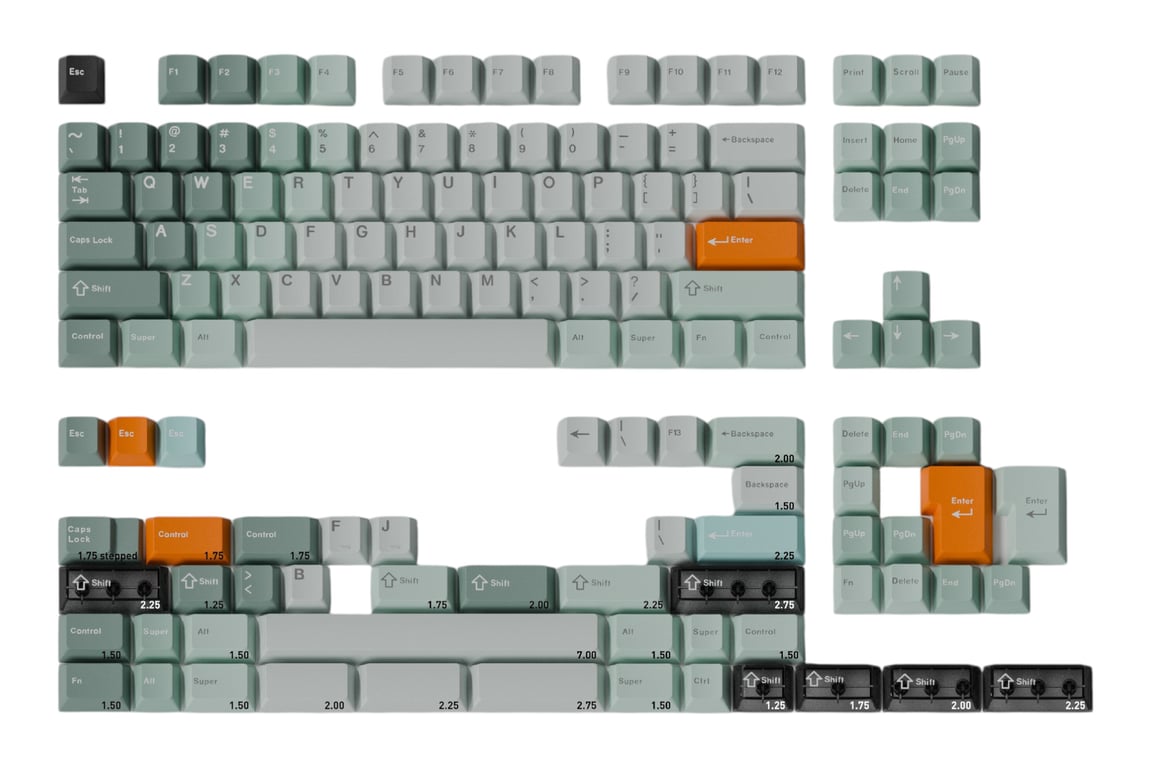 Milkyway Fyrefly keycap set