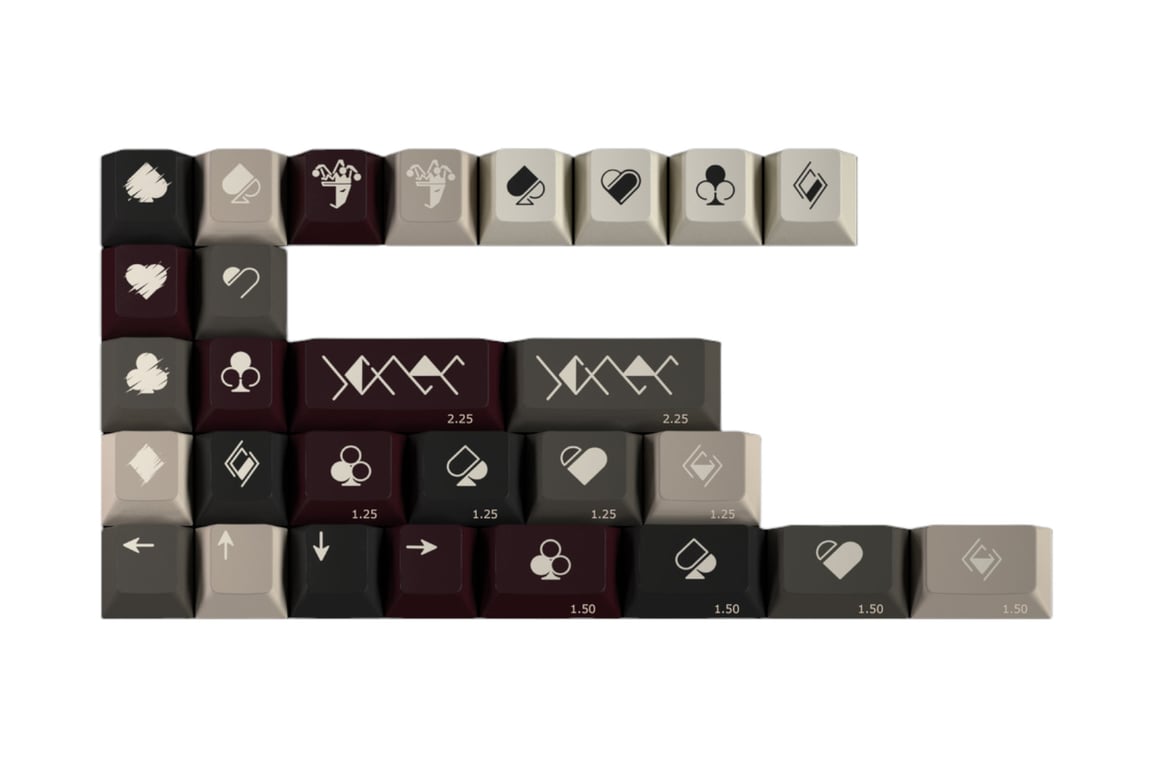 Milkyway MW Poker keycap set