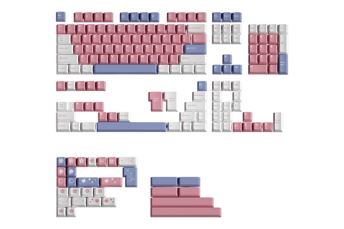 Milkyway MW Summer Peach keycap set