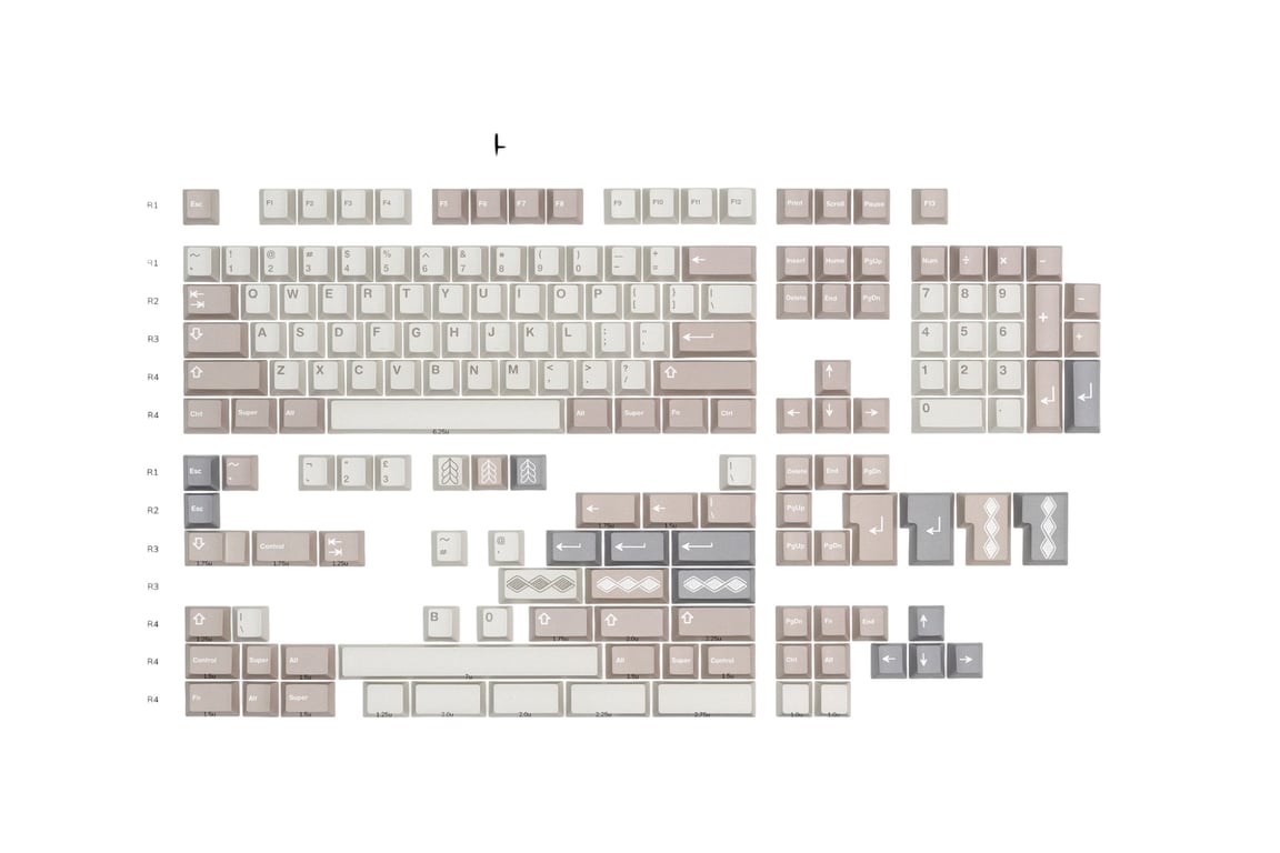 NicePBT Sweater Weather keycap set