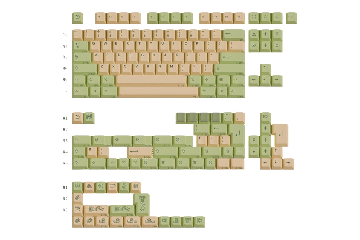 PBTfans Bank Account keycap set