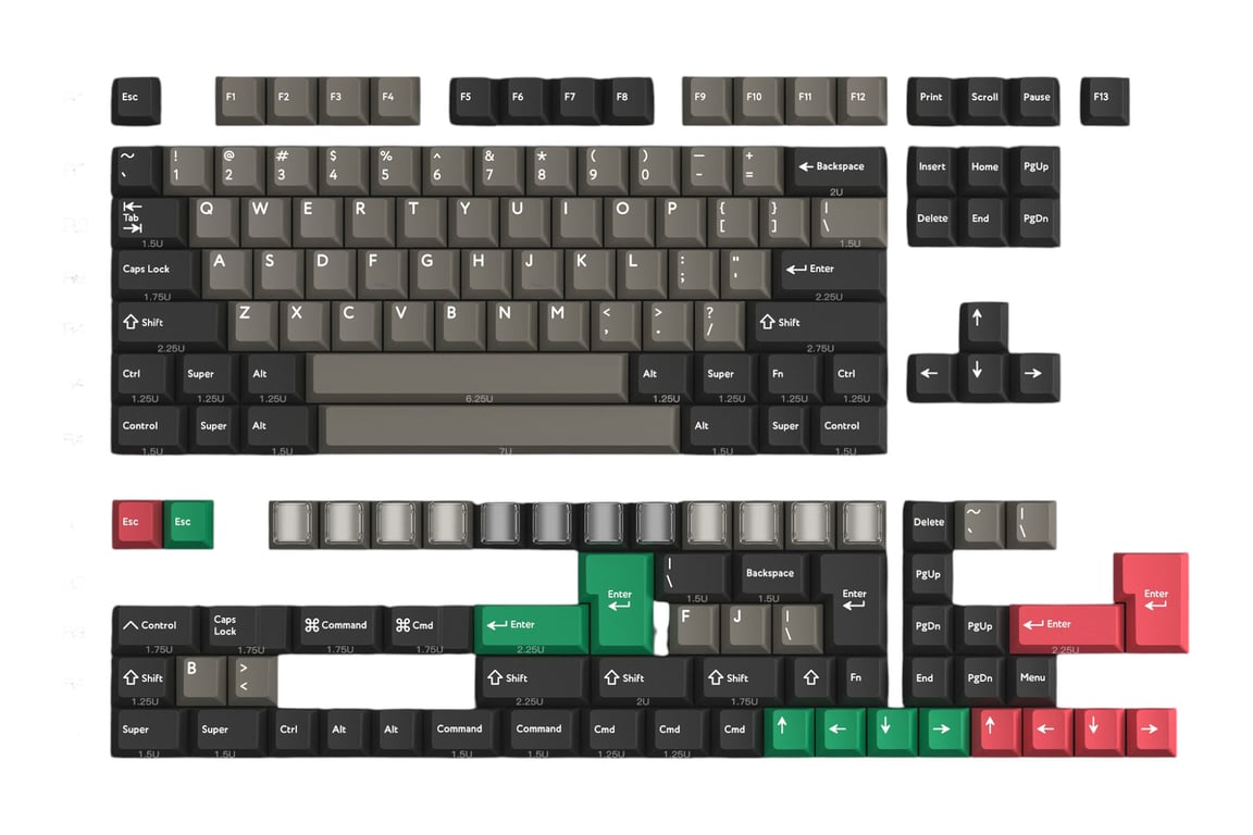 PBTfans Dolch keycap set