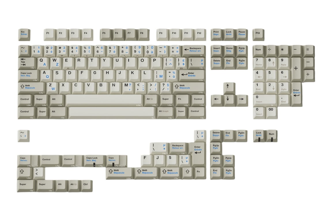 PBTfans DOPPELGANGER French keycap set